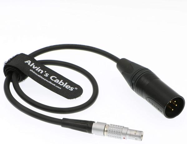 Neutrik XLR 4 Pin Male to 2 Pin Male Cable For Teradek Bolt Pro 2000 ARRI