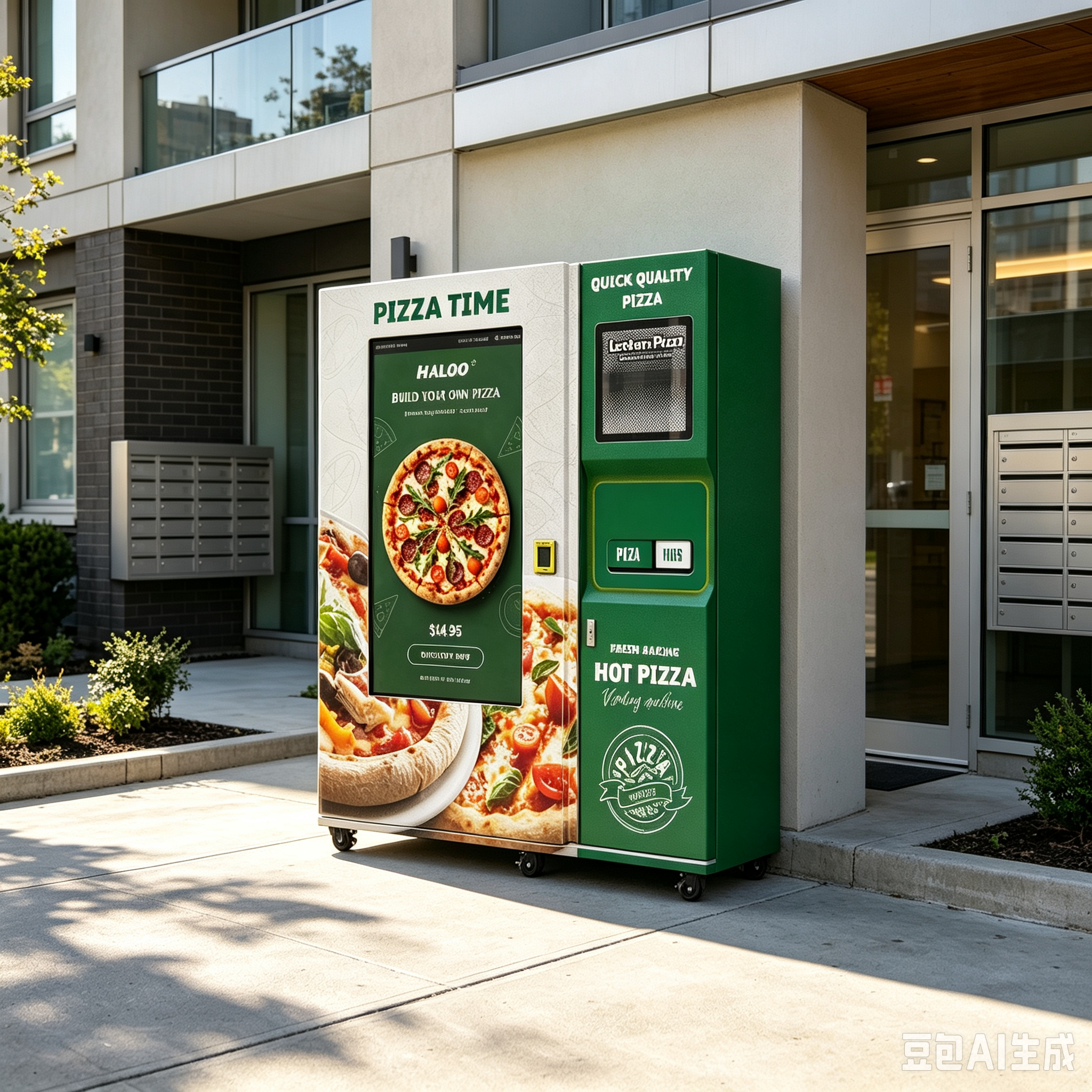 Pizza Vending Machine | 24-Hour Refrigerated, Smart Pickup and Dual-Mode Heating Unmanned Pizza Retail Equipment