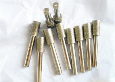 Serviço giratório de moedura galvanizado abrasivo do OEM do tungstênio das ferramentas dos pinos do diamante