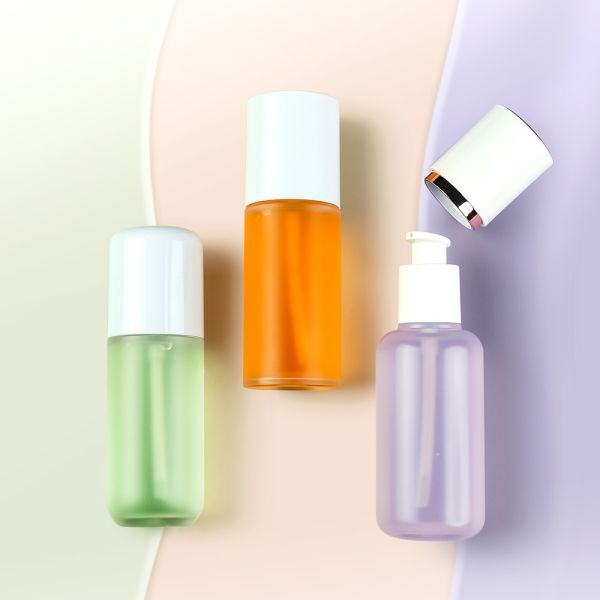 Transparent PET Plastic Bottle for Cosmetic Packaging with Food-Grade Safe Press-Type Pump Head