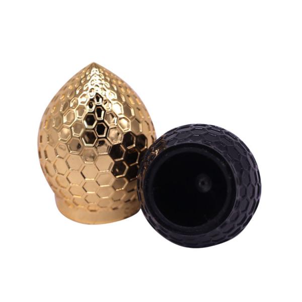 Дизайн Zamak головы собаки над крышкой флаконов духов для бутылки FEA 15