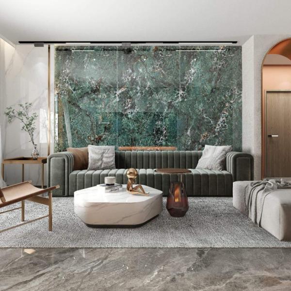 V1 Uniform Appearance Marble Look Porcelain Tile 1200x2700mm Waterabsorption under 0.5 Percent Perfect for Stylish and Durable Flooring Solutions