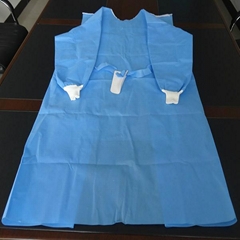 Sterile Disposable Surgical Gown SMMS Medical Garments S - XL For Infection Control