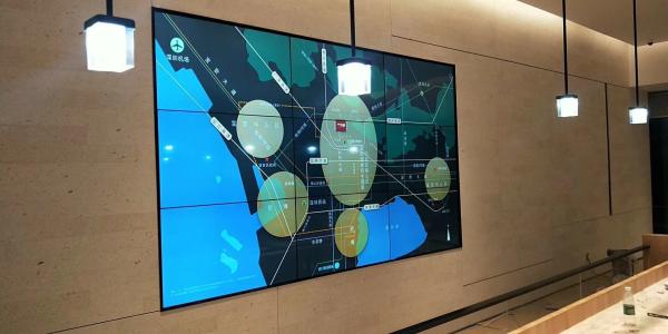 Advertising Narrow Bezel LCD Video Wall Display Indoor 49 Inch HD 4k Resolution