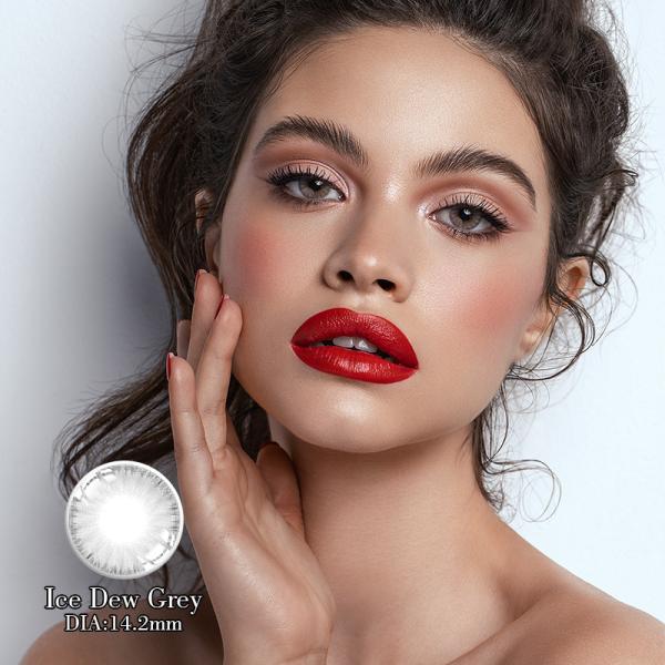 Prescripción coloreada natural 14m m de Grey Contact Lens Circle Lenses del ojo de KSSEYE no