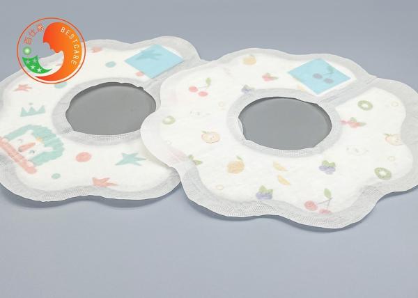 Gentle Round Shape Newborn Dribble Bibs Dribble Catcher Bibs