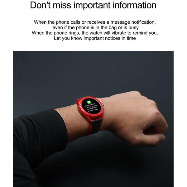 1.54 Inch Sleep Monotoring Smart Watch Music Control Weather Push For Women Sporting