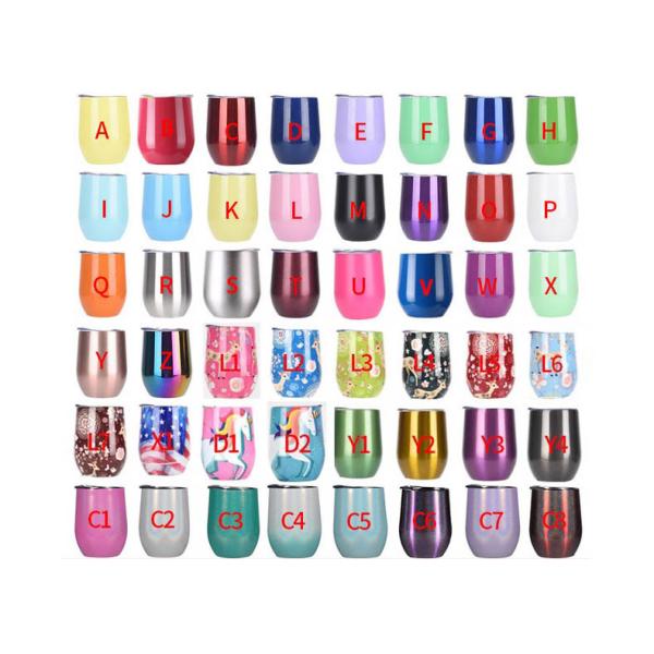 Double Layer Big Belly Stainless Steel Water Cup , 12oz Egg Shell Cup Heat Preservation