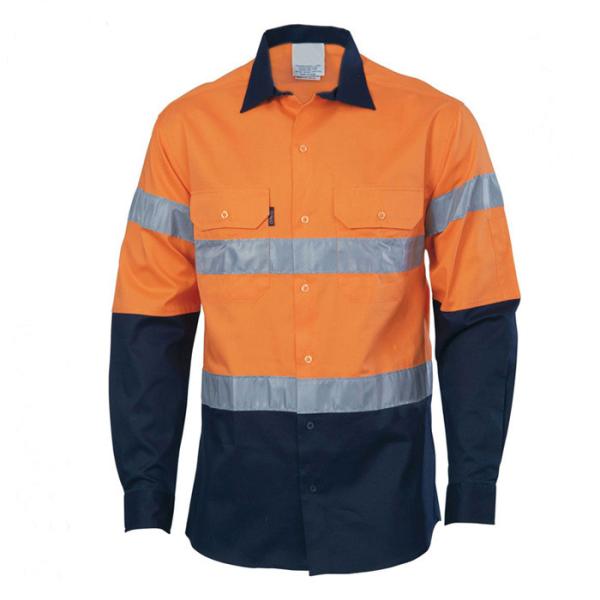 ODM Reflective Safety Shirts Quick Dry Work Construction Reflective Polo Shirts