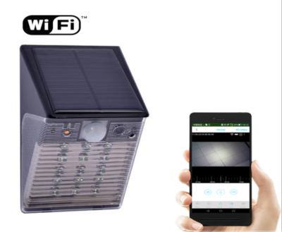 Tipo escondido IP65 impermeável da luz do IP do CCTV de Ourdoor da câmara de segurança de Wifi da bateria solar