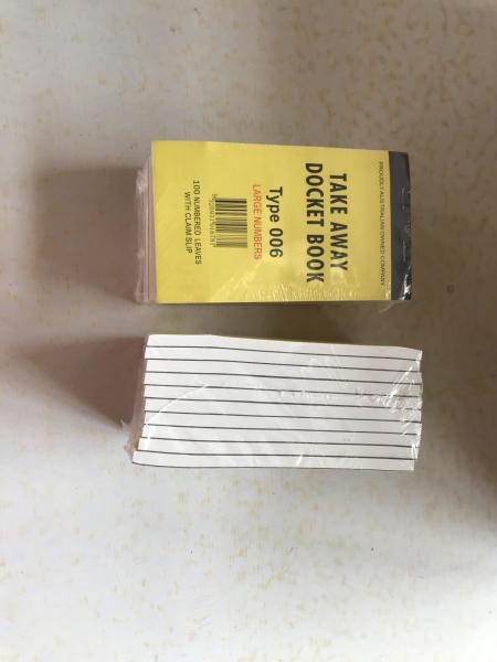 Board Paper Cover Material Docket Book with Lined Ruling Type