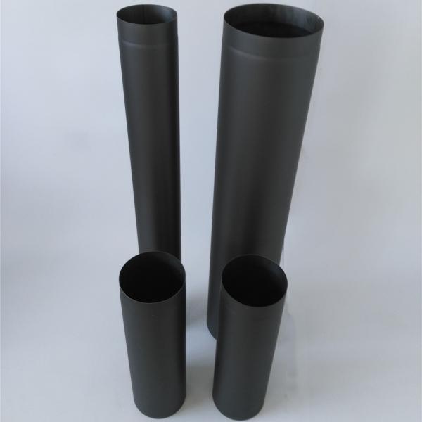 Straight Black Chimney Pipe Length 300mm - 1200mm Single Wall System