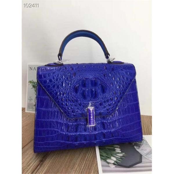 Fashion Genuine Crocodile Skin Lady Handbag Exotic Real True Alligator Leather Female Purse Women Three-way Shoulder Bag