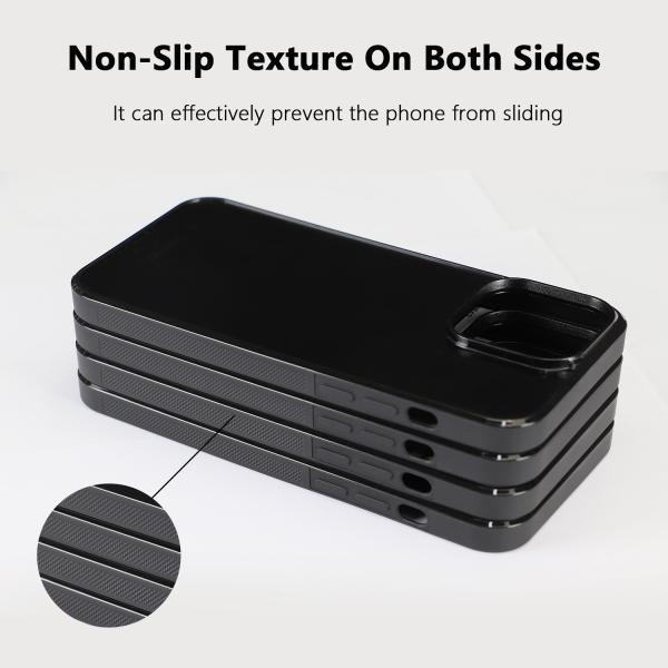 1MM Depth Groove Mobile Phone Cover Case TPU Blank Phone Case For IPhone Samsung