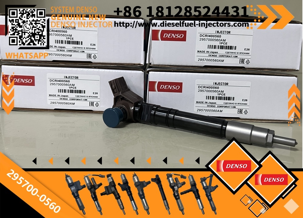 Denso Piezo Common Rail Fuel Injector 295700-0560 23670-0E020 23670-09430 23670-19025 for Toyota Hilux Fortuner 2GD-FTV 2.4L