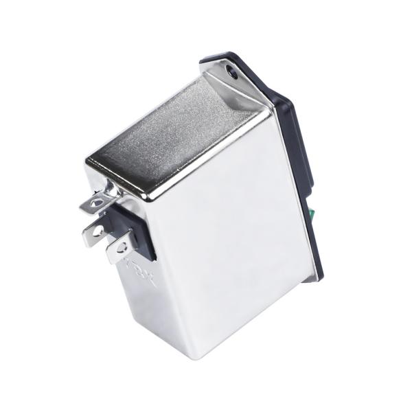 filtro de EMI Filter Power Entry Module da entrada do IEC de 220V 10A para a fonte de alimentação pequena