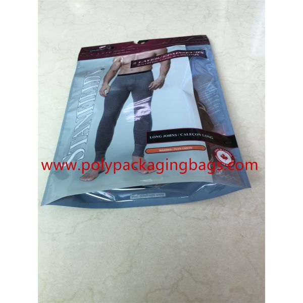 Antistatic Plastic Bags With Hooks 4 Colors Gravure Printing SGS Reach ROHS