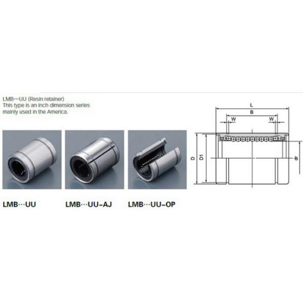 Stainless Steel Resistant Linear Ball Bearing LMB12UU linear motion ball bearing