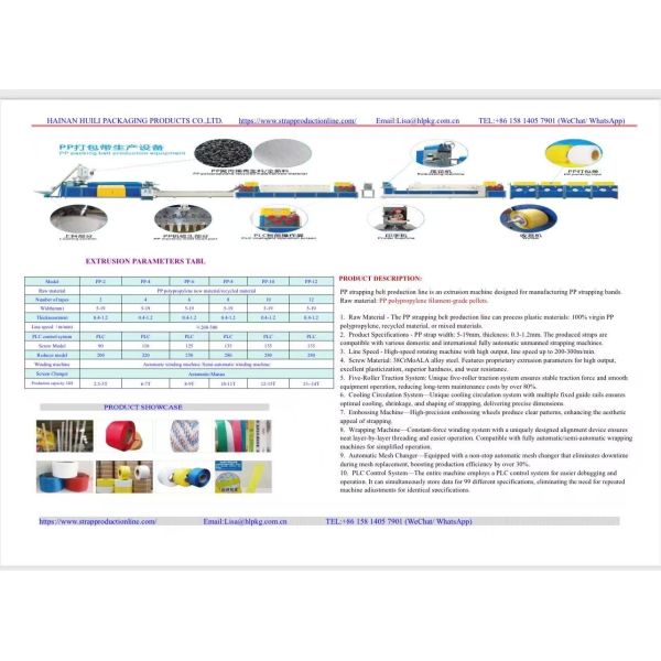 PP Strap Making Machine 5-19 mm single-screw PP PET extruder high-speed machine