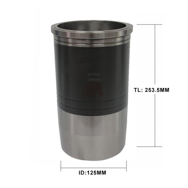 Truck Cylinder Liner Om401 Mercedes Benz 125mm Liner Sleeve 003WN14