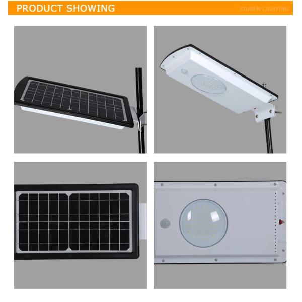9V 8W Park Exterior Solar LED Lights Waterproof All In One Solar Panel