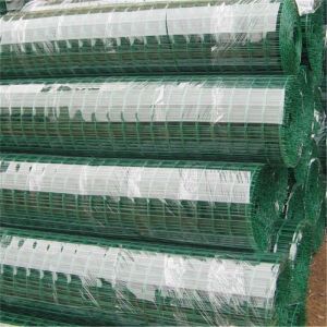 ISO9001 Certified Galvanized PVC Coated 50x50mm Garden Wire Fencing - PVC Euro Wire Mesh Fence