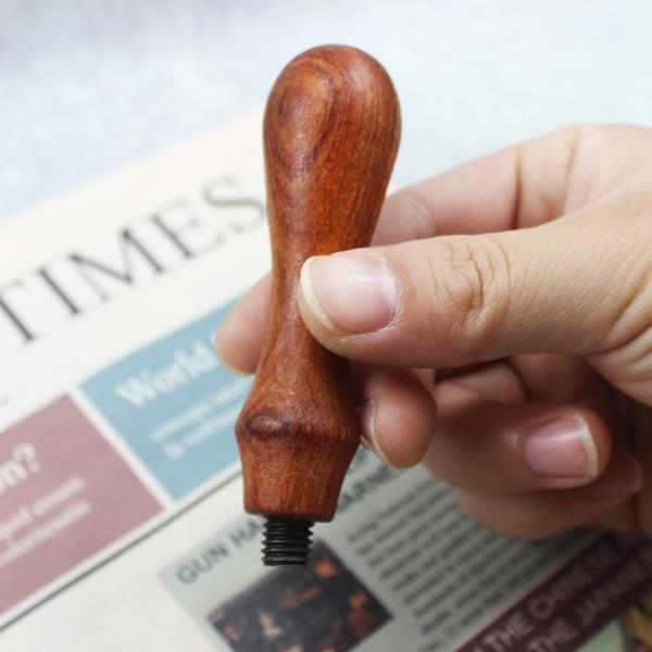 Kit de sellos con sello de cera de madera Sellado de cera, sobres calientes, lápices metálicas para sellos de cera, artesanía, decoración