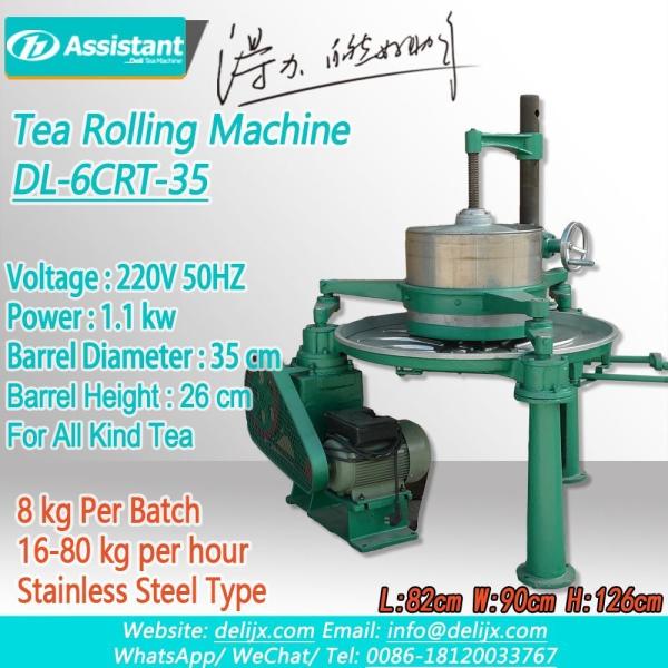 Food Beverage Dl-6Crt-50 Tea Roller for 400 KG Capacity Tea Leaves Rolling Machine