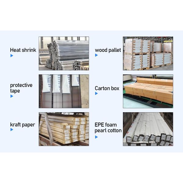 Powder Coated High Gloss Window Aluminium Profile 6063-T6 - Customized