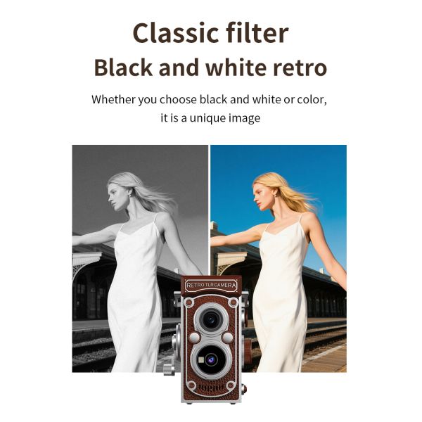 M1 Shoot Cameras Dual Reflex Digital Camera Retro CCD High-definition Travel Portable