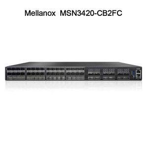Max Speed 100g Nvidia Spectrum-2 Based 1U Open Ethernet Switch with Cumulus Linux 48 SFP28 12 QSFP28 Ports MSN3420-CB2FC