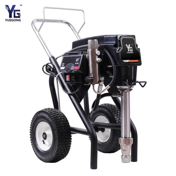 Industrial High Pressure Stucco Airless Paint Spray Machine With Rotary Spray Nozzle