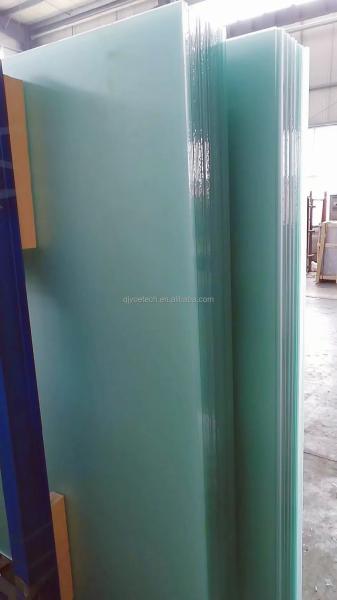 3-15mm espessura Design personalizado sólido congelado ácido gravado painel de vidro para piso exterior interior