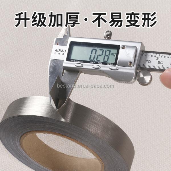 Decorative Self Adhesive Metallic Sticker Strip Waterproof TV Background Wall Border