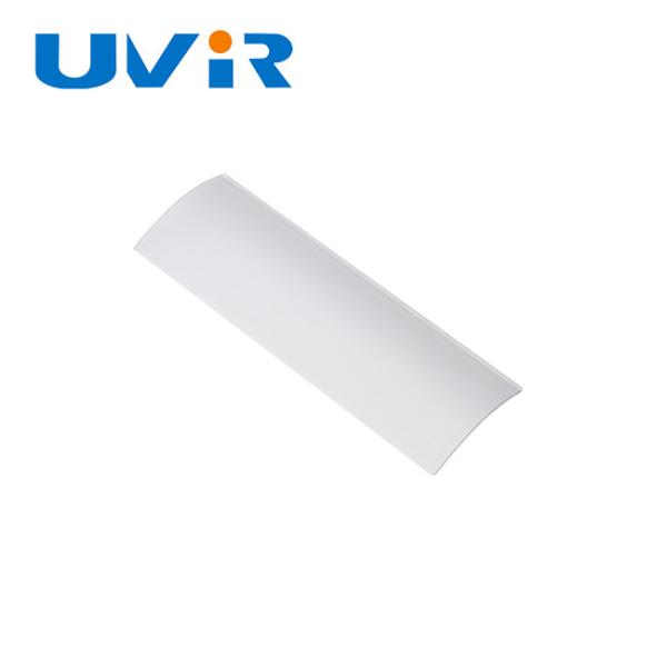 Placa de vidrio de cuarzo UV transparente de 2 mm para curado UV