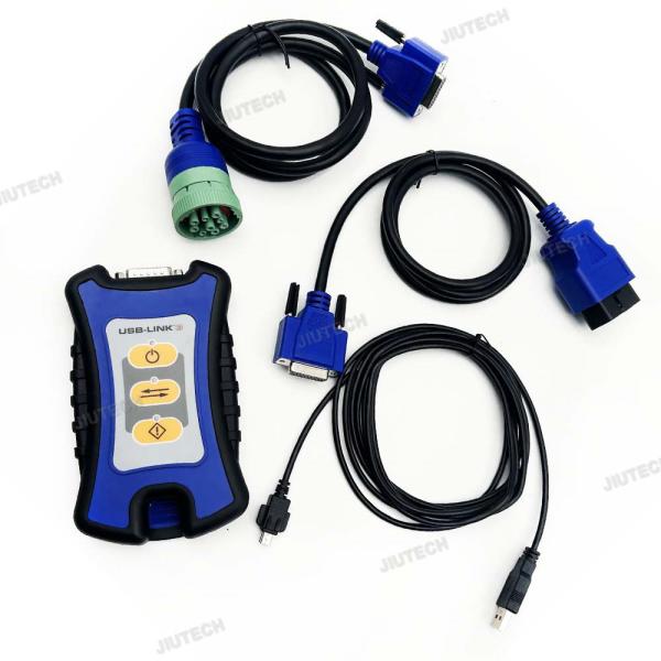 Para NEXIQ 3 USB Link USB Bluetooth Diesel Truck Diagnostic Tool Truck OBD Detector de diagnóstico de falhas Para Volvo ISUZU