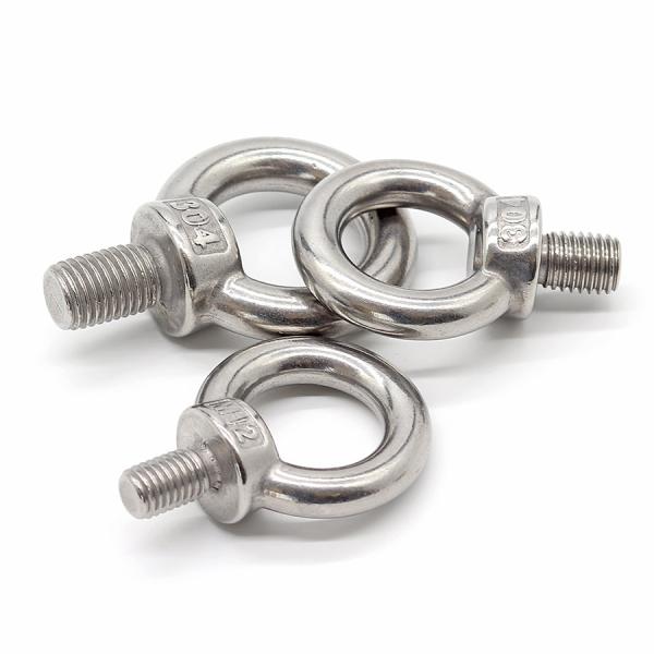 JIS 1168 Stainless Steel Rigging Hardware / Stainless Steel Eye Screws High Strength