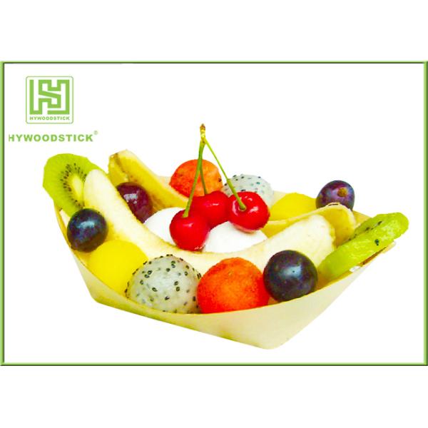 Food Grade Wooden Sushi Boat Disposable Sushi Tray Without Splinters