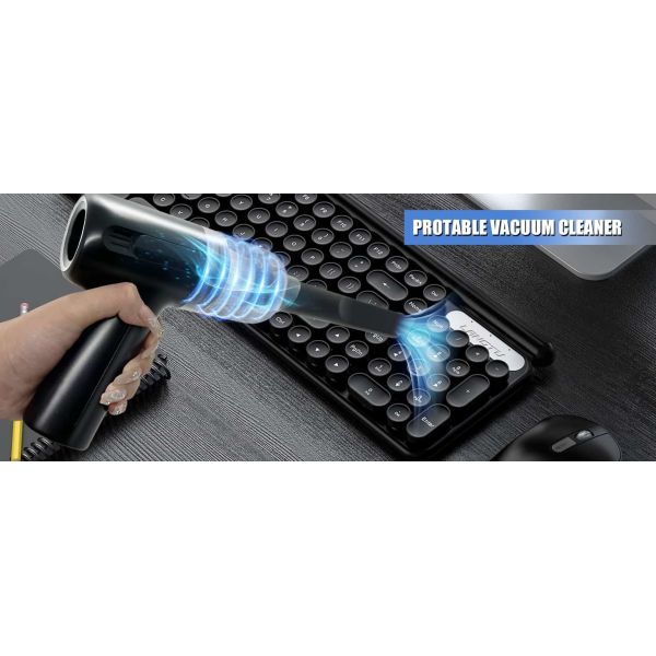 Portable 2 In 1 Mini Vacuum Cleaner 5500Pa Suction Cordless Vacuum Cleaner