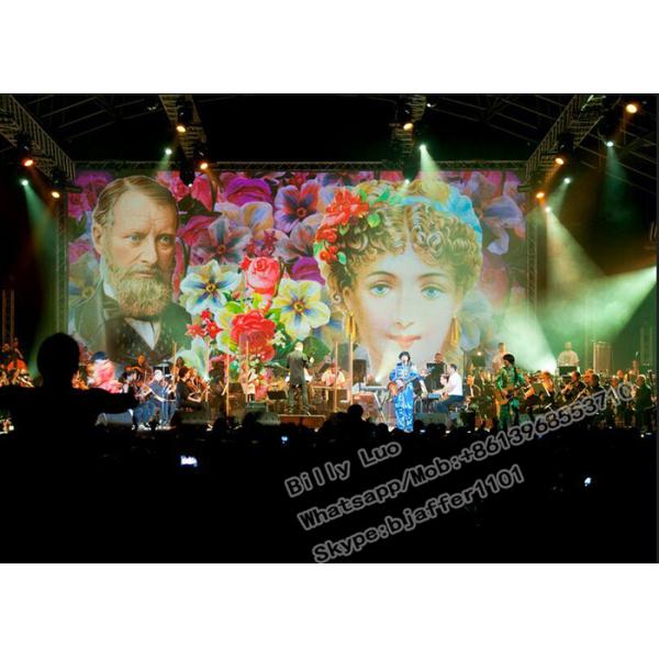Slim Clear Rental LED Display Screen Creative Version For Concert Live Stage Events