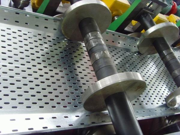 Customized Cable Tray Roll Forming Machine 250 Ton Punching Press
