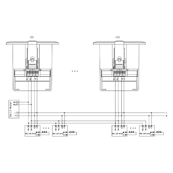 24 ГГц Lifebeing сенсор DALI2 совместимые датчики присутствия для умного офиса