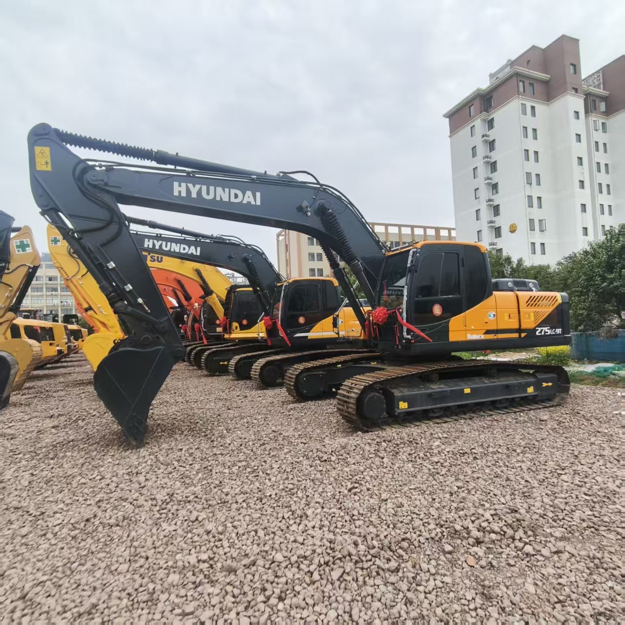 Reliable Hyundai 275LC-9T 27 Ton Hydraulic Excavator Smooth Hydraulic System For