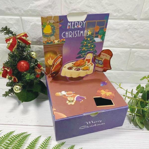 Caixas quadradas por atacado, caixa de presente da Noite de Natal de Natal