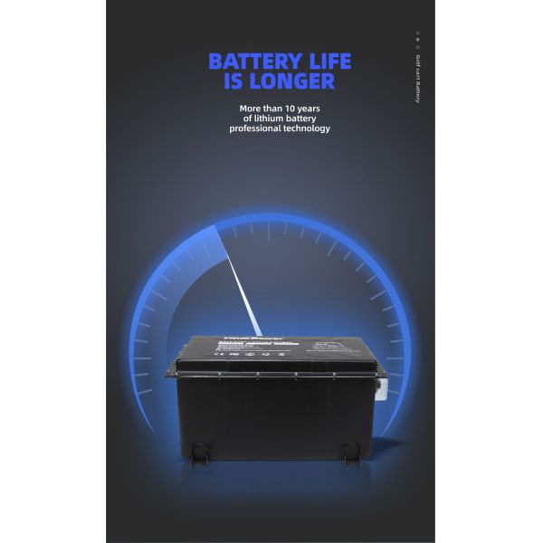 48V 105Ah Golf Cart Lithium Battery Lifepo4 Pack Prismatic With BMS