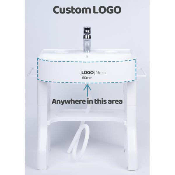 Simulated Baby Bathroom Hand Washing Basin Child Size Sink With Plastic Stand