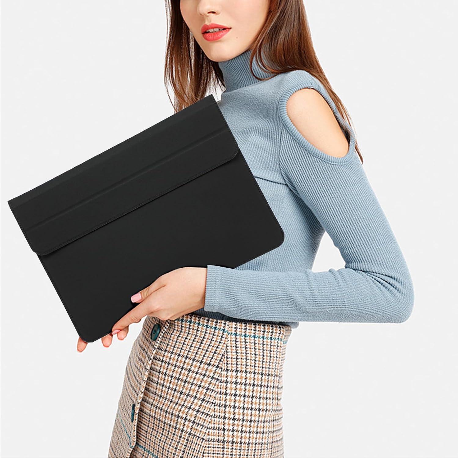 Laptop Sleeve Case with Stand Come with a Practical Pouch for Mouse Battery Power Bank Accessories Wholesale OEM/ODM/Private Label