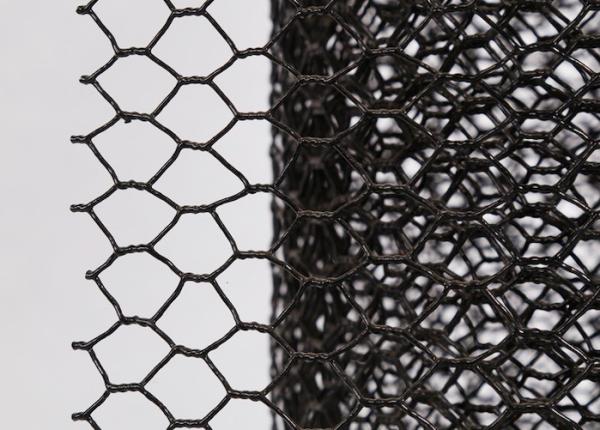 PVC Hexagonal Wire Mesh 3/4 inch 19 Gauge Black Poultry Netting