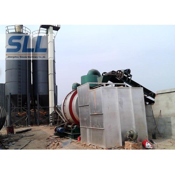 Low Fuel Consumption Sand Dryer Machine Rotating Drum Dryer With Burner Natural Gas