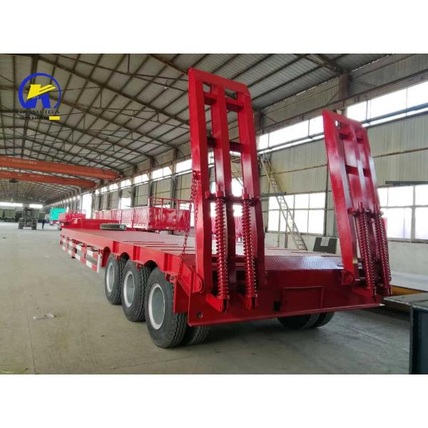 7000-8000mm Wheel Base Low Bed Semi Trailers for Heavy Duty Transportation Solutions